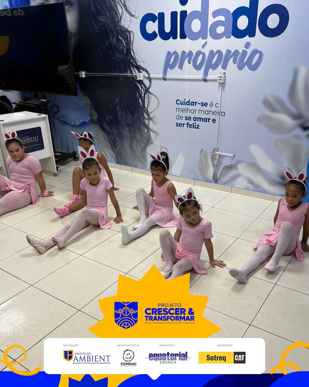 🌸 Encerramento do mês de março com apresentação especial de Páscoa 🐰